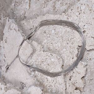 Elegant Silver Multi-Strand Necklace